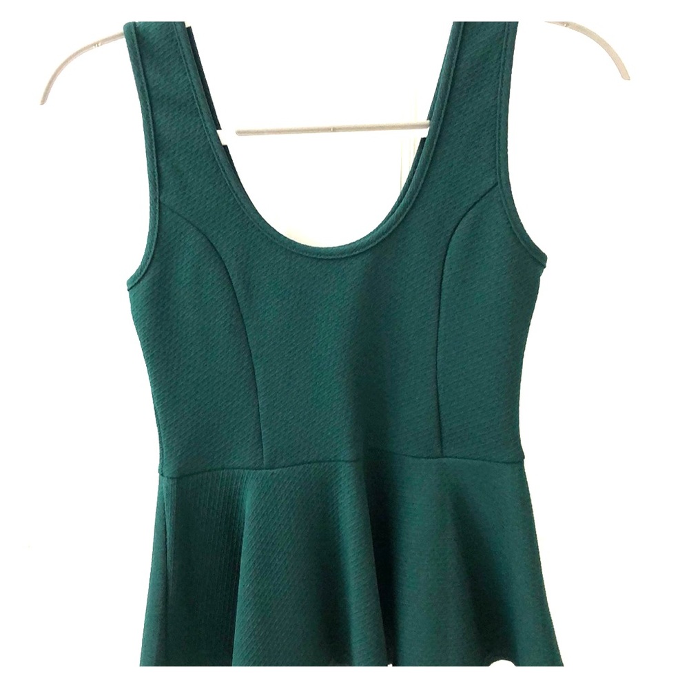Green Peplum top